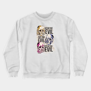 HALLOWEEN EVIL SKULLS Crewneck Sweatshirt